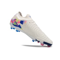 Nike Phantom Luna Elite NU FG White Blue Pink Low Soccer Shoes